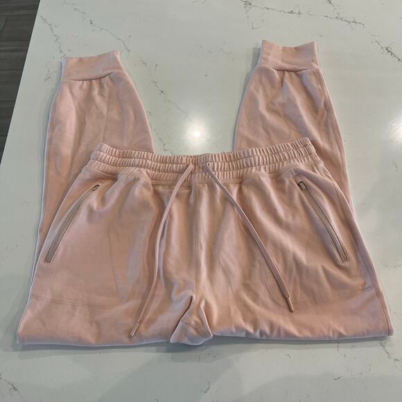 Beyond Yoga Heather Rib Street Jogger Pink Salmon Size Large - Picture 5 of 10